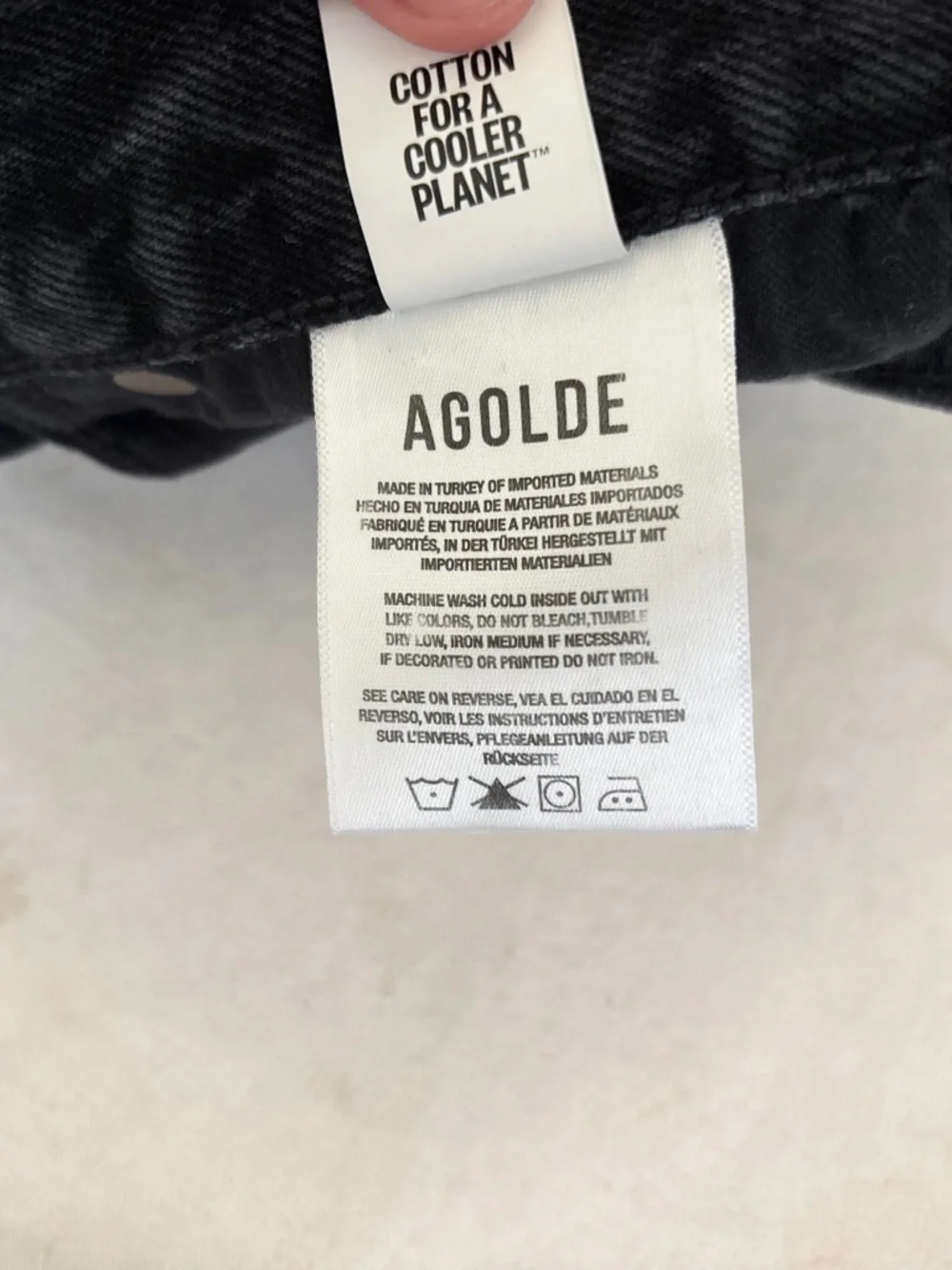 AGOLDE 90's Pinch Waist High Rise Straight Jeans in Hitch